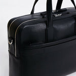 Black Business Briefcase - Indian Cobbler Switzerland