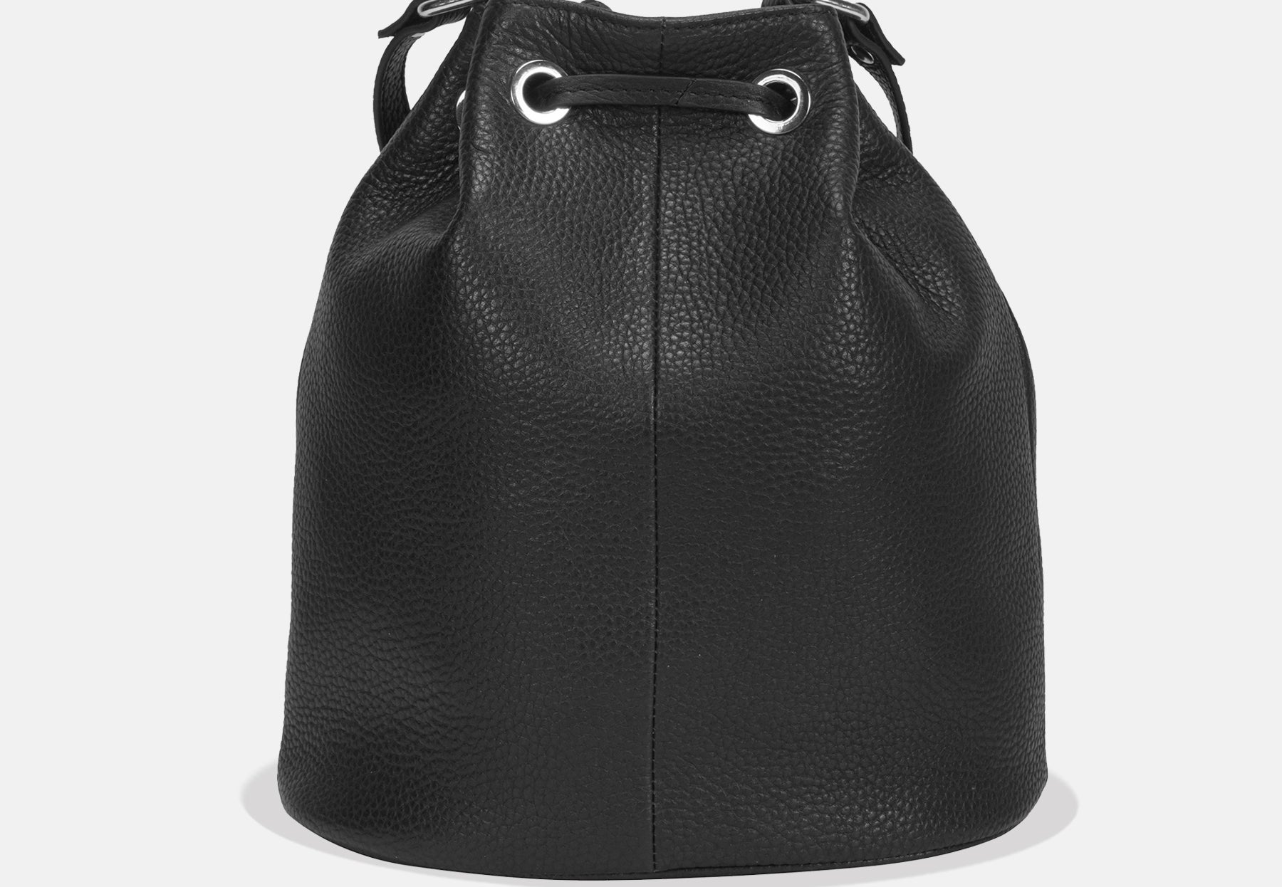 Brinda Genuine Leather Bucket Bag