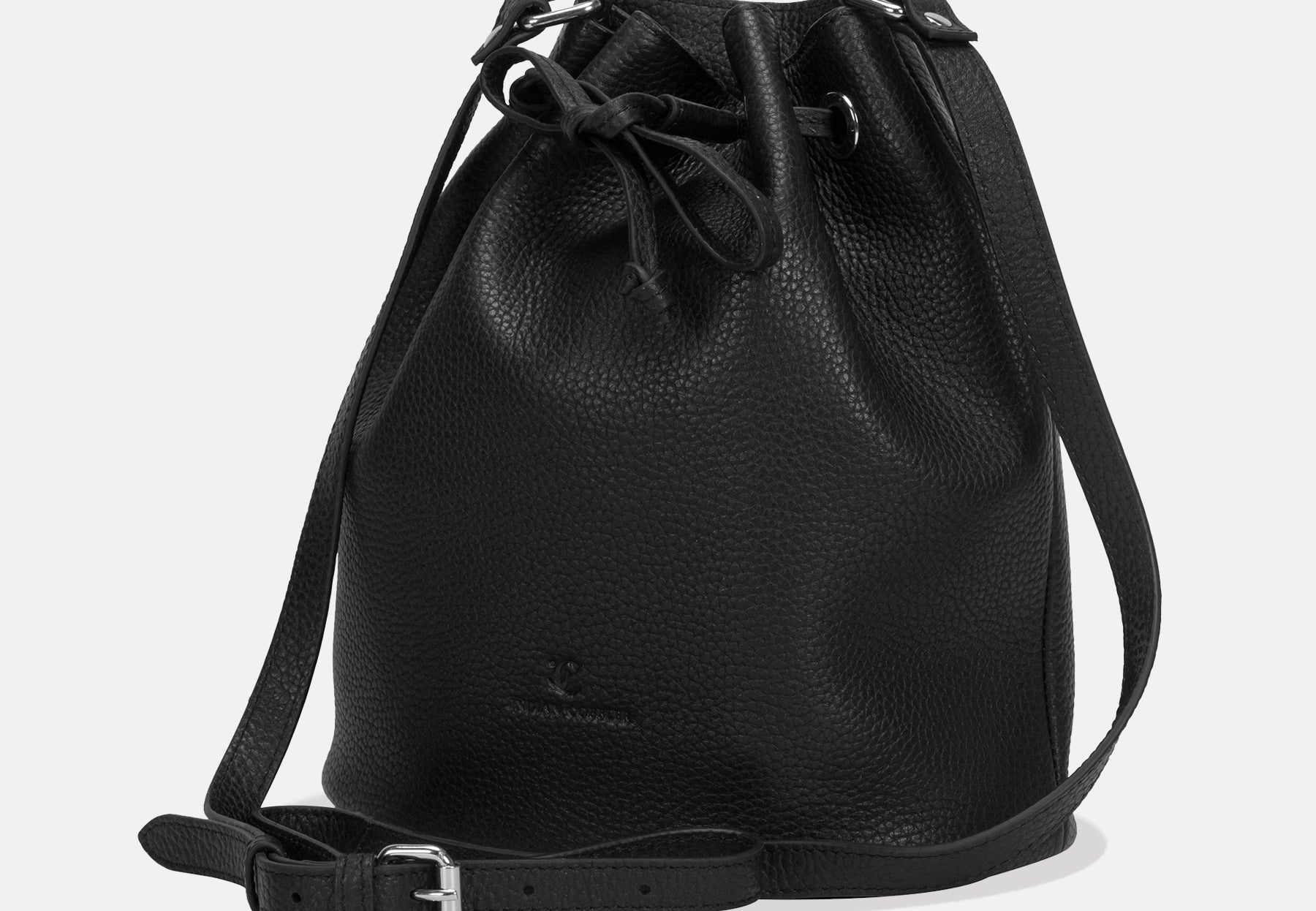 Brinda Genuine Leather Bucket Bag