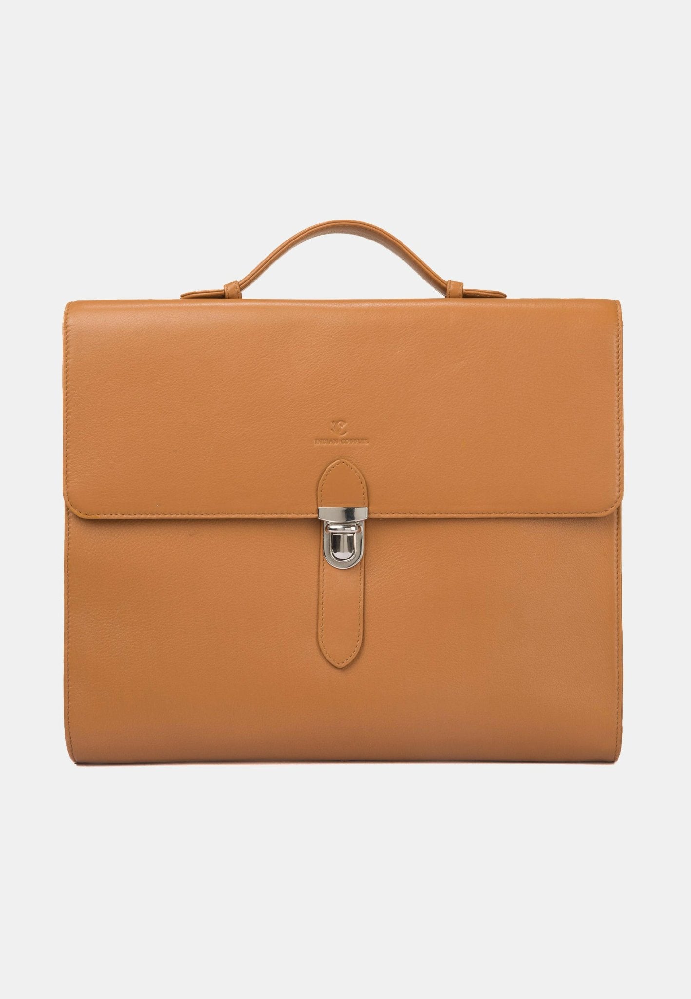 Brown Clasic Briefcase - Indian Cobbler Switzerland