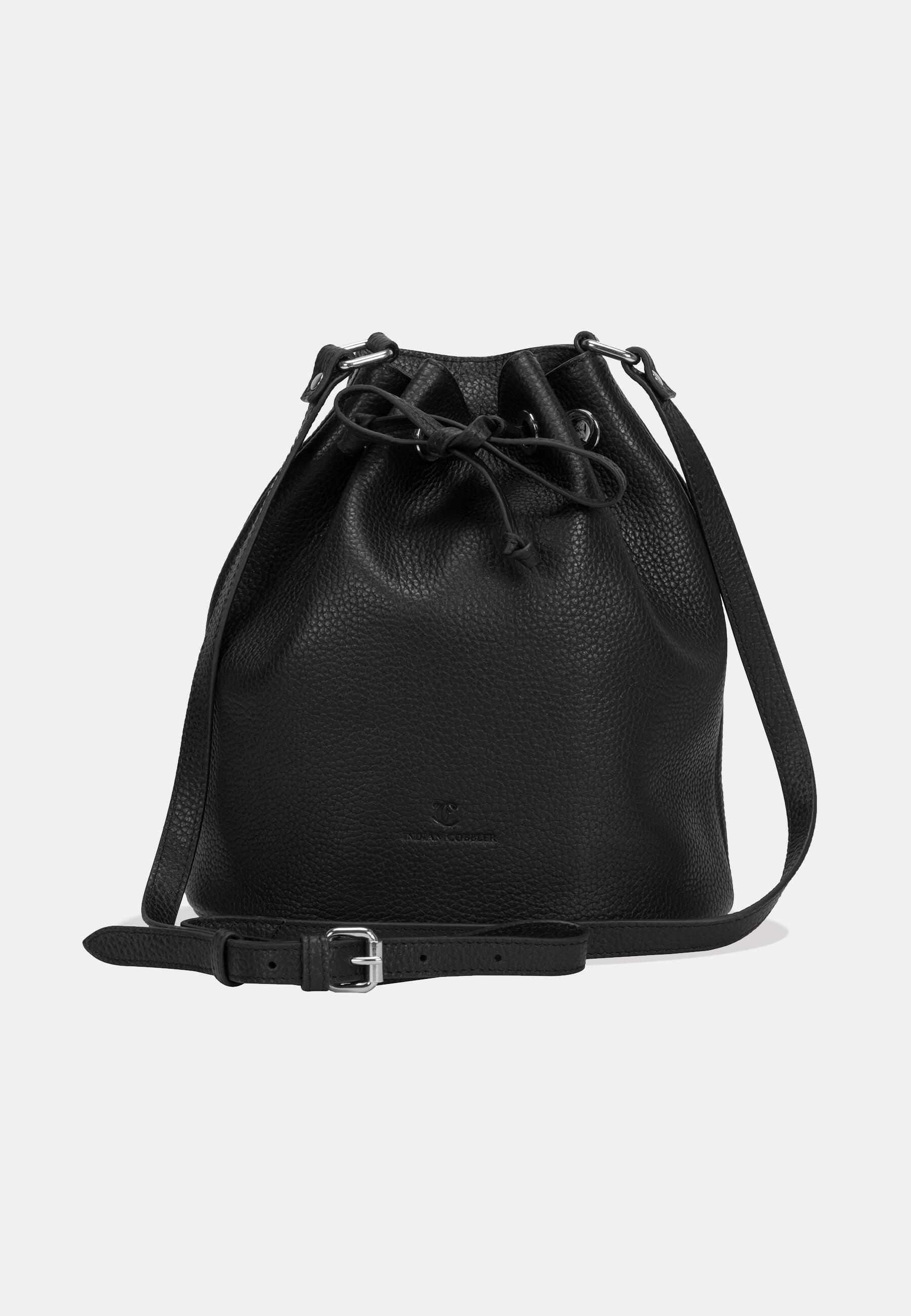 Brinda full grain Leather Bucket Bag